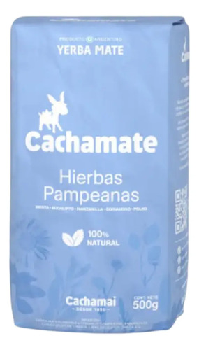 Yerba Cachamate Hierbas Pampeanas Menta 500g Rinde Mas Mates 4