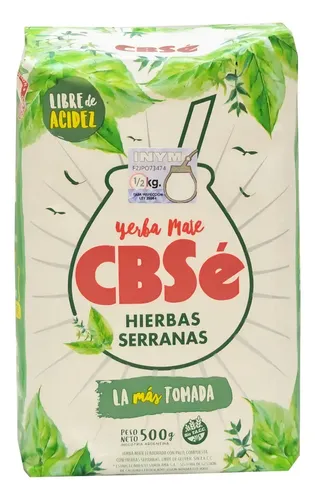 Yerba Mate Cbse Hierbas Serranas 500g 2