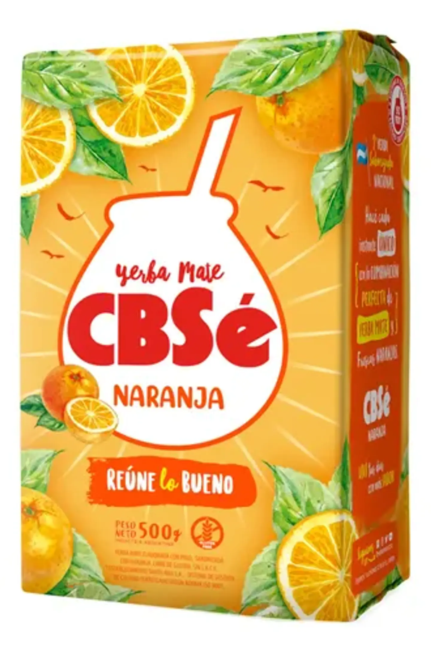 Yerba Mate Cbsé Naranja 500g 2