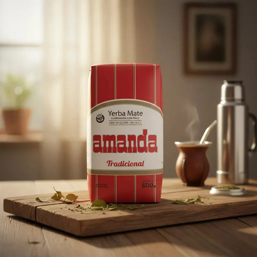 Yerba Mate Amanda Especial Pack 10x500gr 4