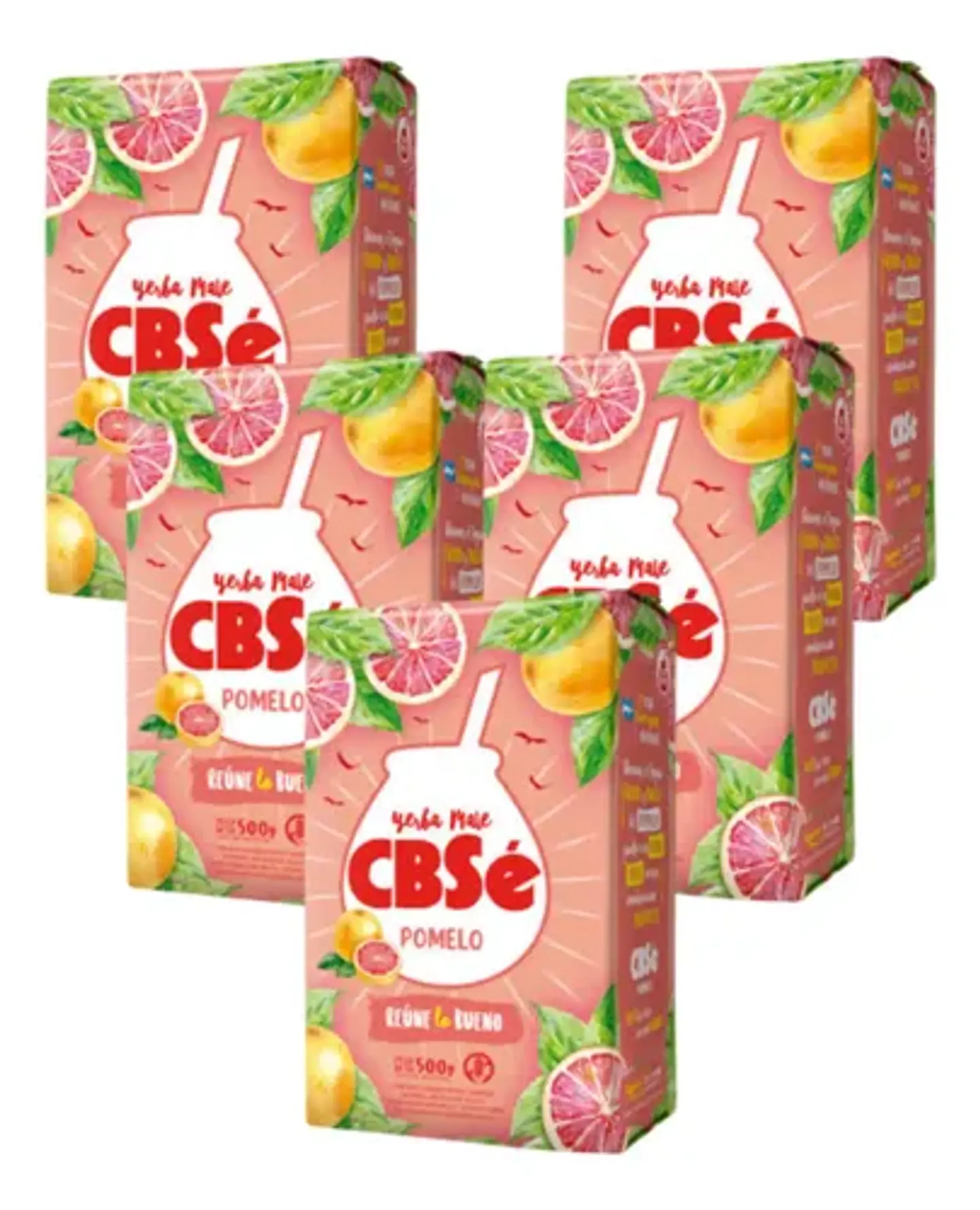 Yerba Mate Cbsé Pomelo Pack 5x4 500g 3