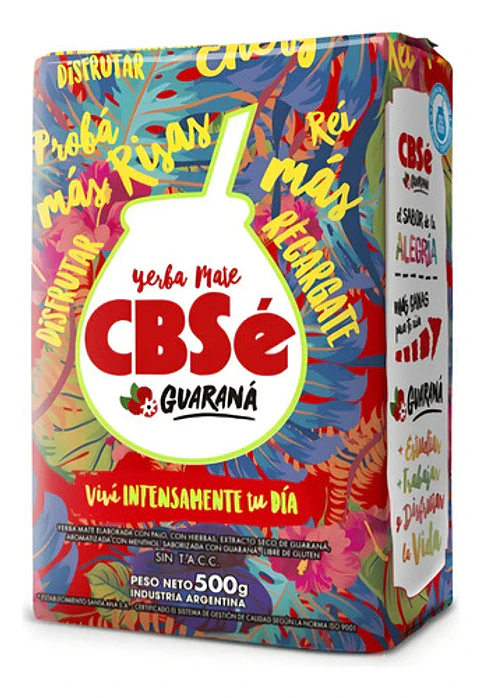 Yerba Mate Cbsé Guaraná 500g