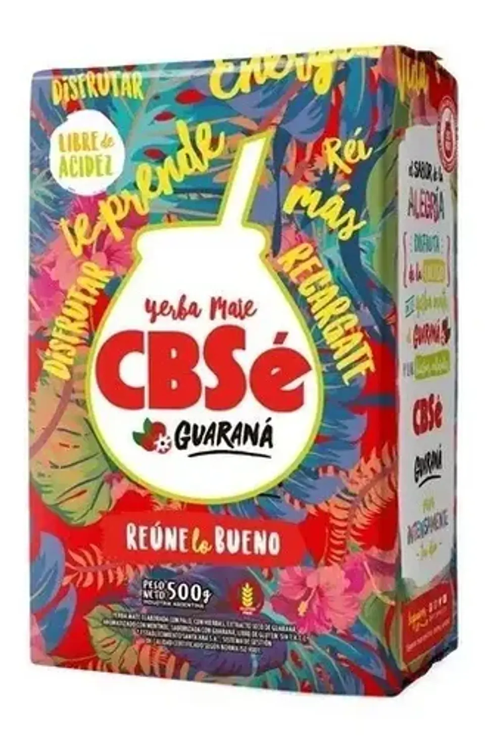Yerba Mate Cbsé Guaraná 500g 3