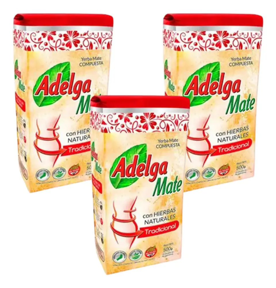 Yerba Mate Adelgamate Tradicional Pack 3x2 500g 2