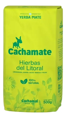 Yerba Mate Cachamate Hierbas Del Litoral 500g 3