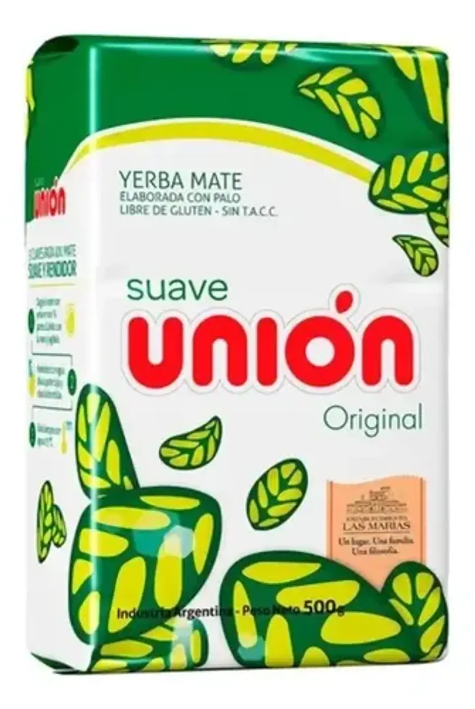 Yerba Mate Unión Suave Original 500g 1