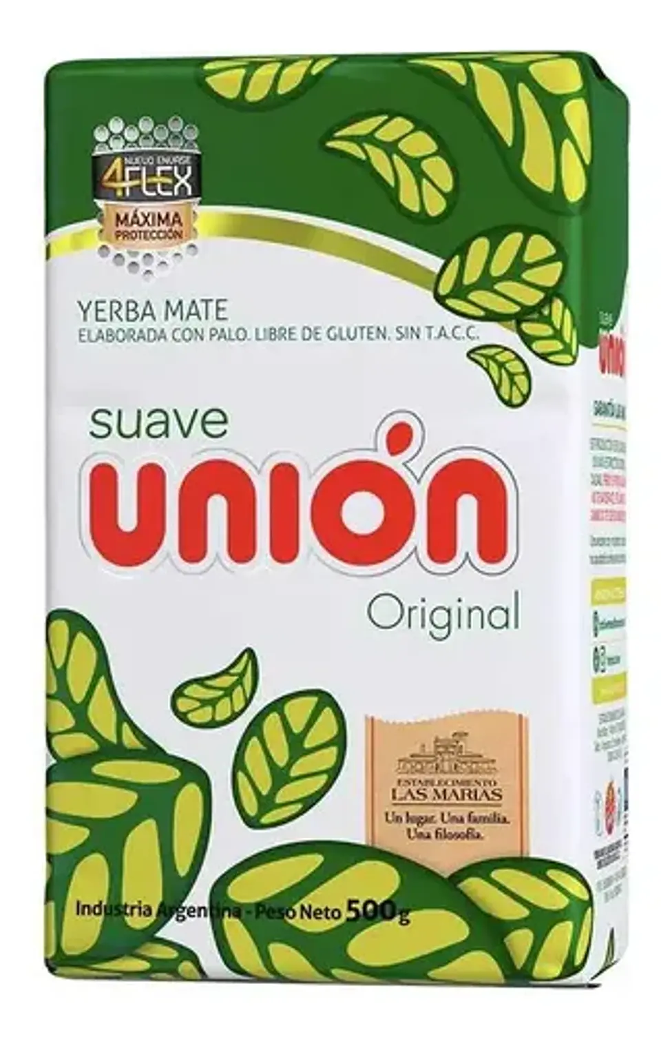 Yerba Mate Unión Suave Original 500g 2
