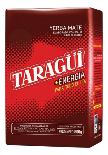 Yerba Mate Taraguí +energía 500g 2