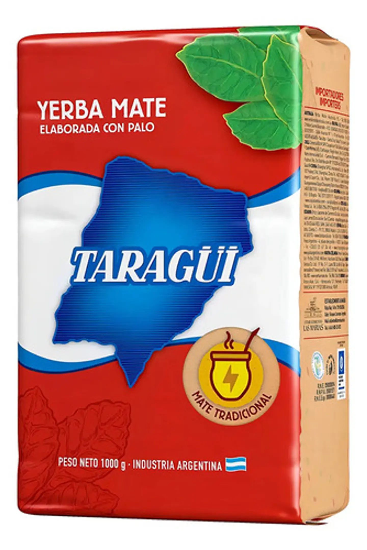 Yerba Mate Taragüi Con Palo 1 Kilo Bolsa 1
