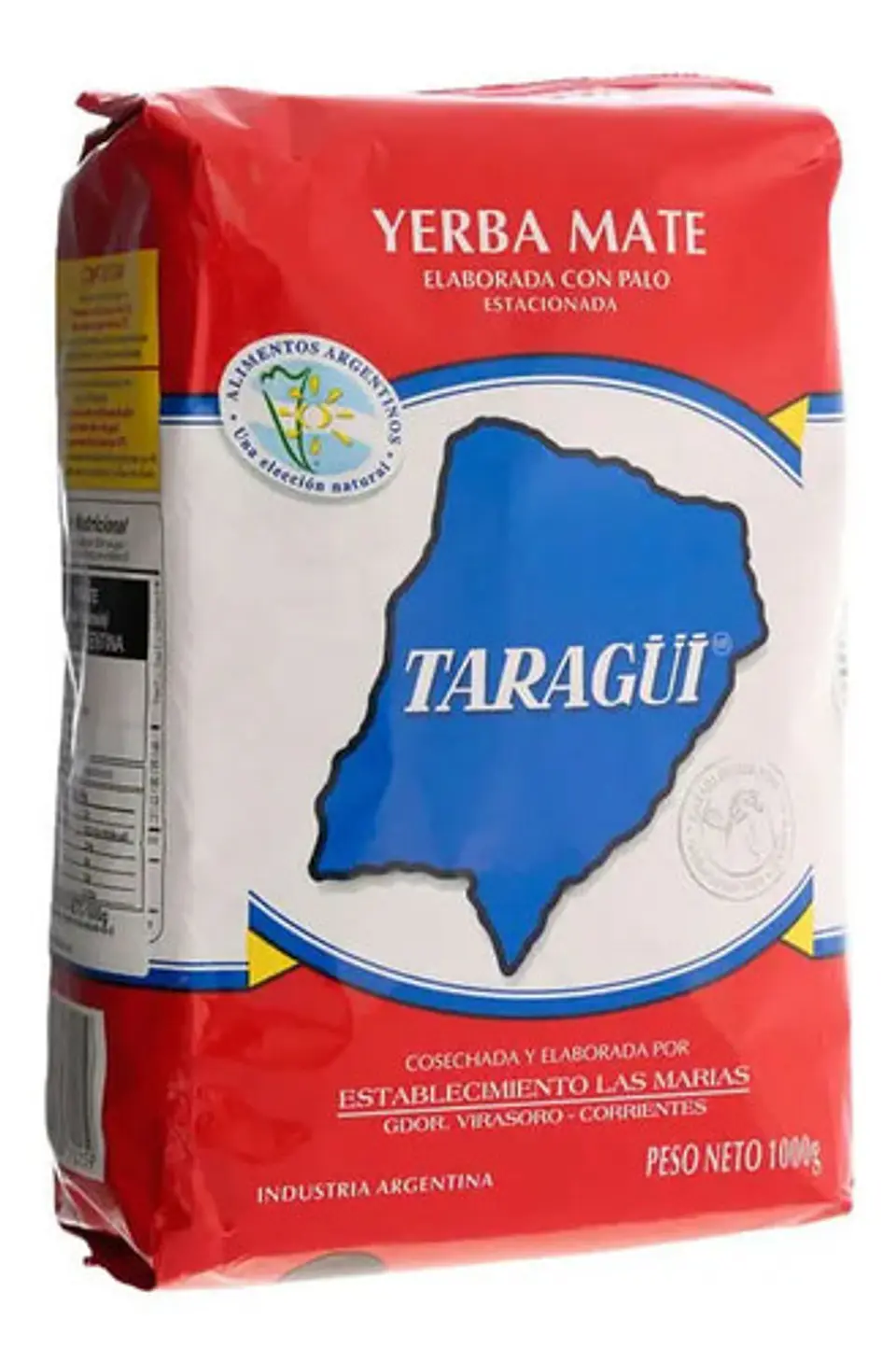 Yerba Mate Taragüi Con Palo 1 Kilo Bolsa 2