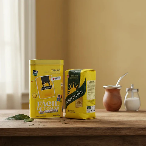 Lata Mañanita + Yerba Mate Mañanita 500 Gr