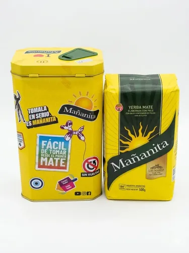Lata Mañanita + Yerba Mate Mañanita 500 Gr 3