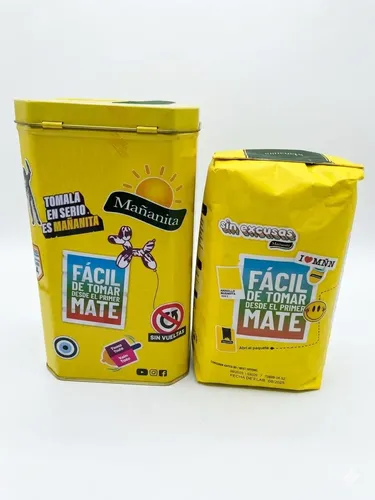 Lata Mañanita + Yerba Mate Mañanita 500 Gr 7