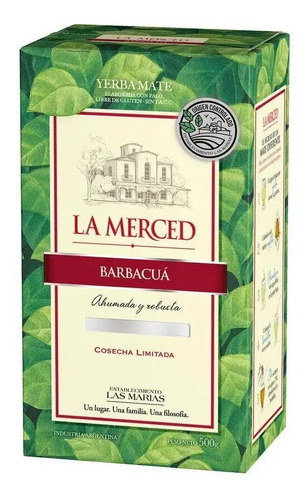 Yerba Mate Barbacua La Merced 500g C/ Palo Original Sin Tacc 2