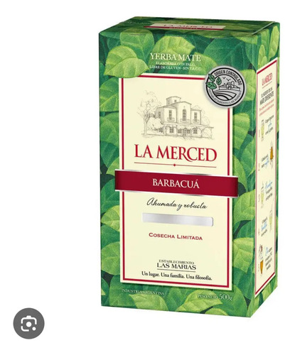 Yerba Mate Barbacua La Merced 500g C/ Palo Original Sin Tacc 4