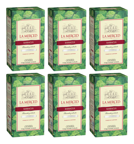 Yerba Mate La Merced Barbacuá Pack 6x500g 3