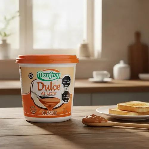 Dulce De Leche Argentino Manfrey 1kg 2