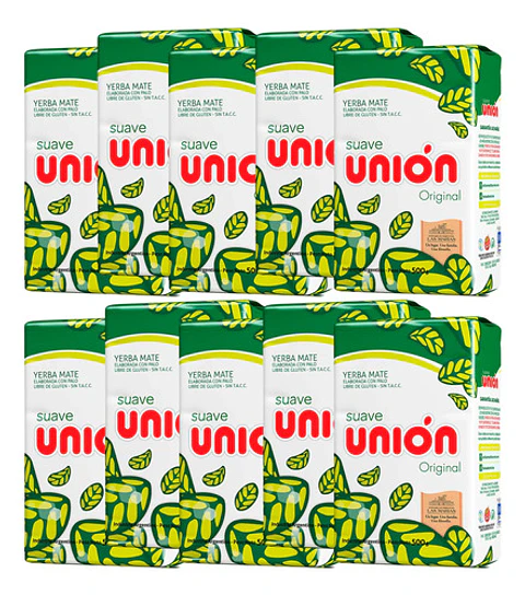 Yerba Mate Unión Suave Pack 10x500g