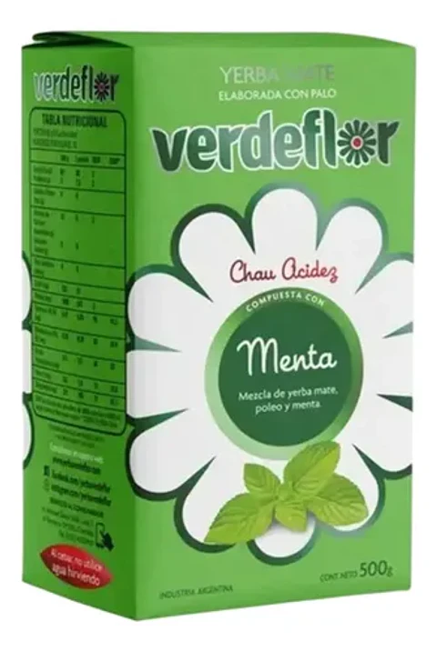 Yerba Mate Verdeflor Menta 500g