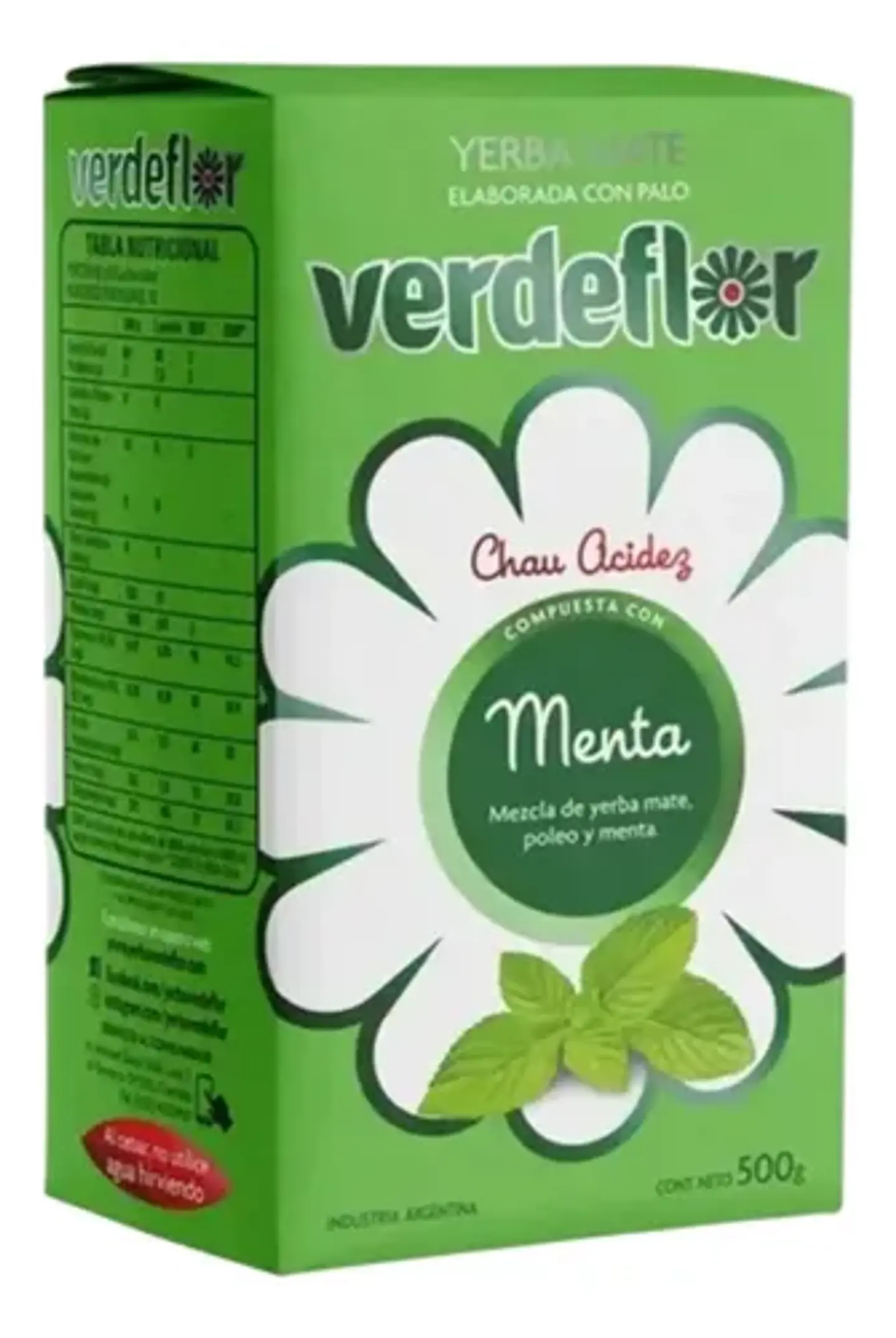 Yerba Mate Verdeflor Menta 500g 4