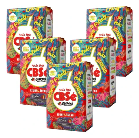 Yerba Mate Cbsé Guaraná Pack 5x4 500g