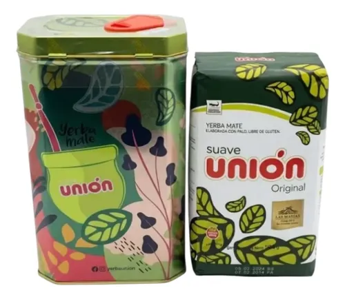 Lata Union + Yerba Mate Union Suave 500 Gr 5