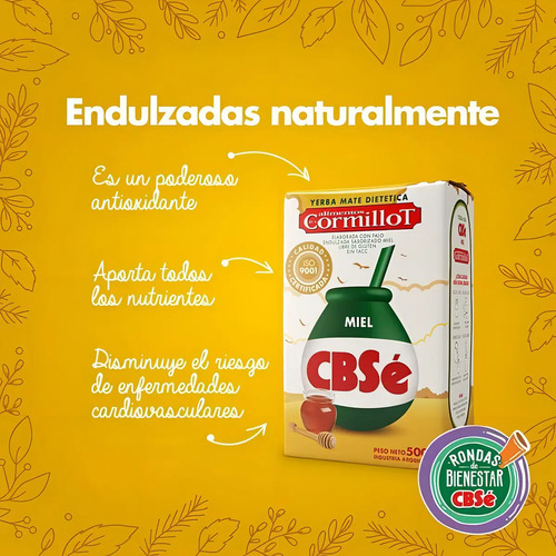 Yerba Mate Cbsé, Miel CBSé Suave 4