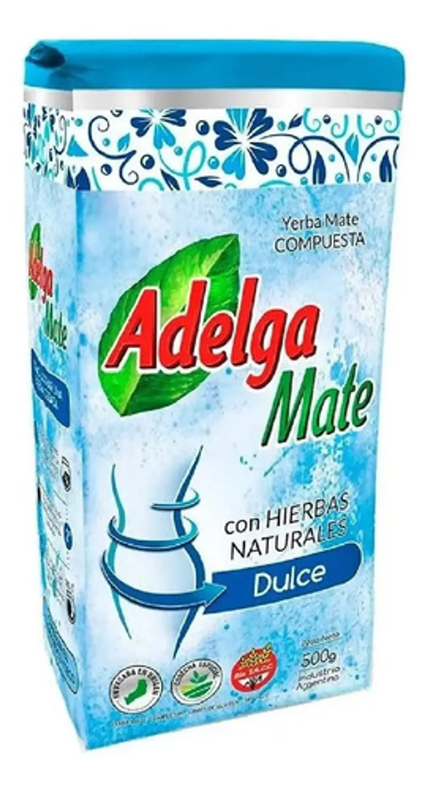 Yerba Mate Adelgamate Hierbas Naturales Dulce 500g Adelgamate Varios 1