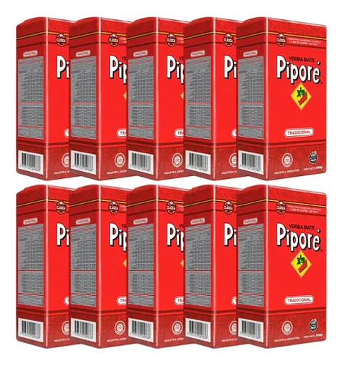 Yerba Mate Piporé Tradicional Pack 10x500g