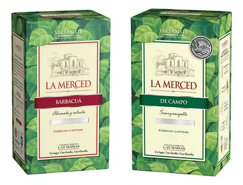 Pack Yerba Mate La Merced Barbacuá Y De Campo 2x500g