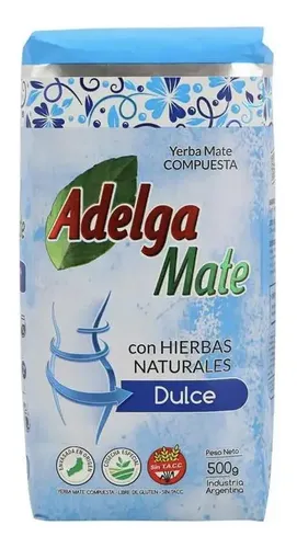 Yerba Mate Adelga Mate C/hierbas Nat. Dulce De 500 Grs ADELGAMATE 2
