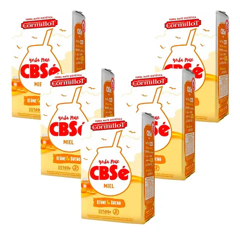 Yerba Mate Cbsé Miel Dietética Pack 5x4 500g