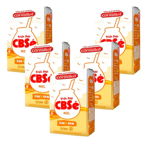 Yerba Mate Cbsé Miel Dietética Pack 5x4 500g