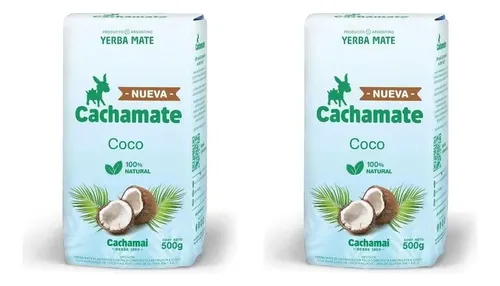 Yerba Mate Cachamate Coco Pack 2x500g 1
