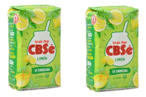 Yerba Mate Cbsé Con Limon Pack 2x500g