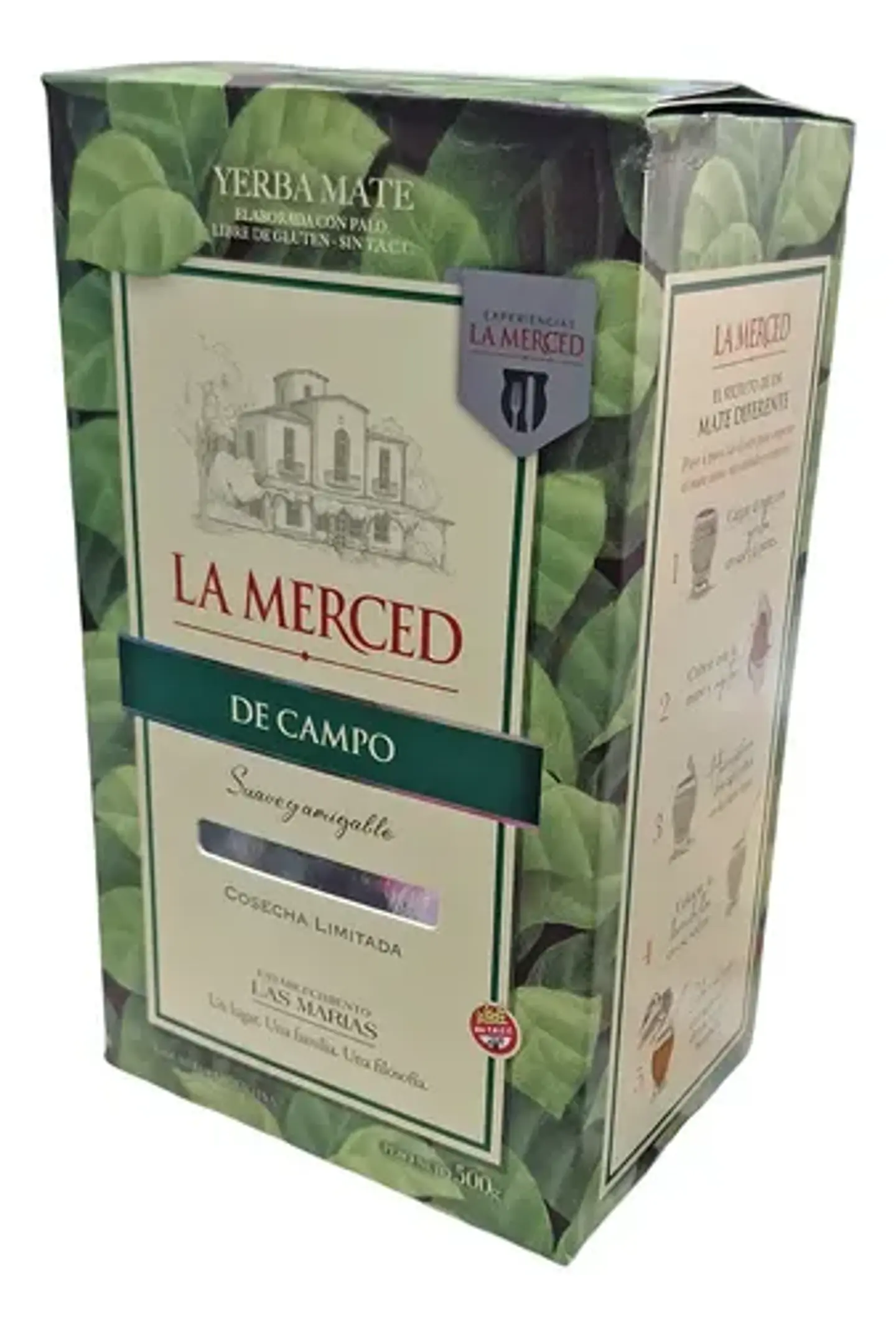Yerba Mate De Campo La Merced 500g C/ Palo Original Sin Tacc La Merced Campo 2