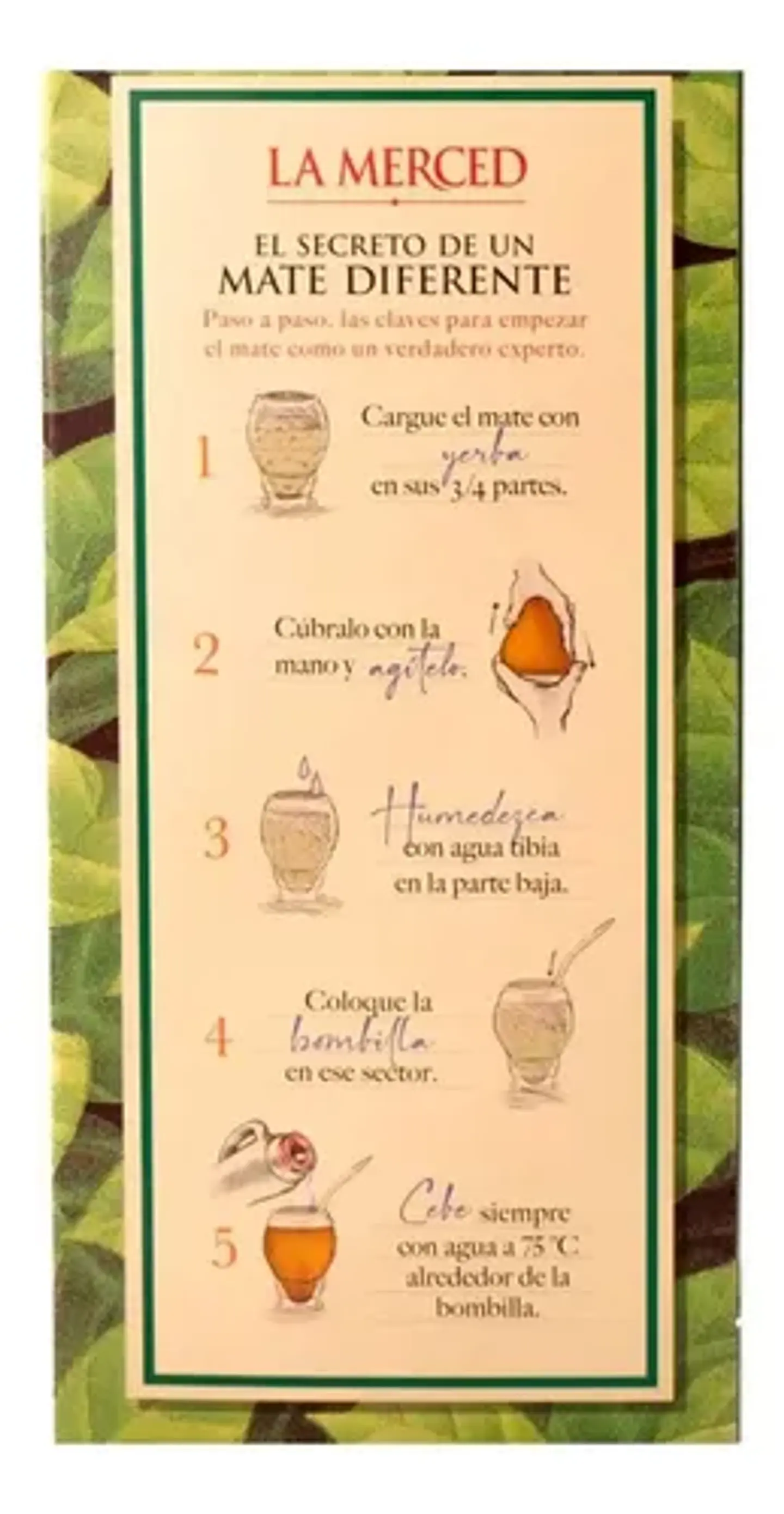 Yerba Mate De Campo La Merced 500g C/ Palo Original Sin Tacc La Merced Campo 4