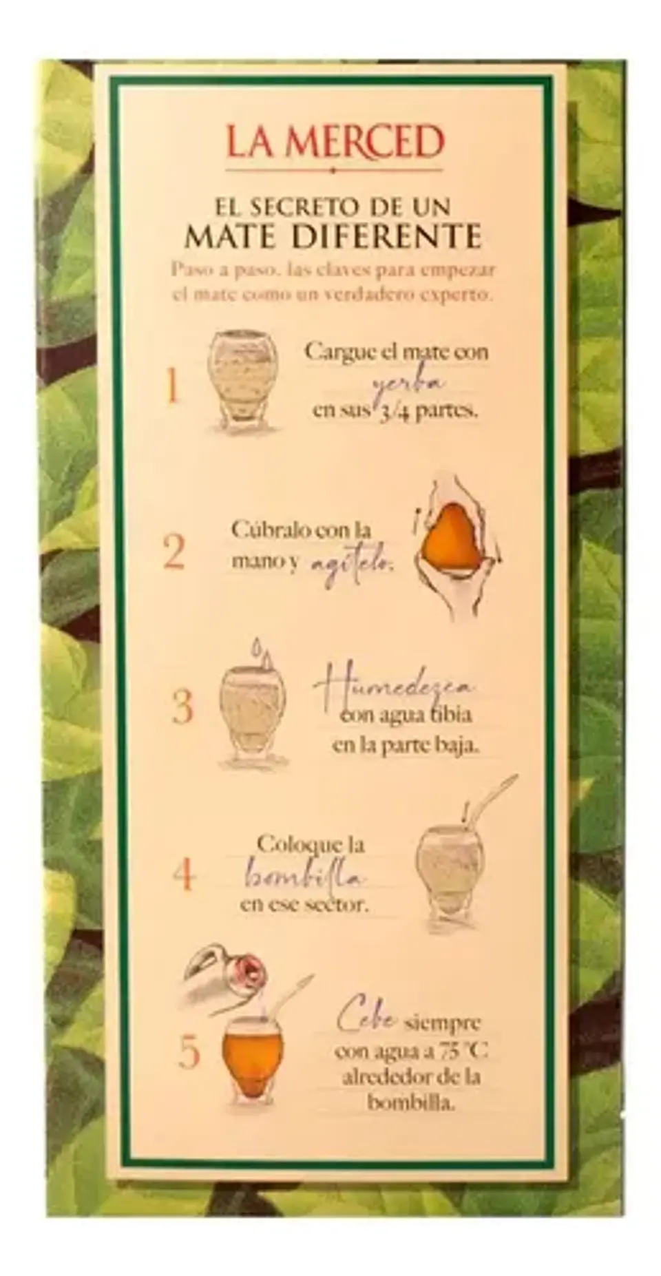 Yerba Mate De Campo La Merced 500g C/ Palo Original Sin Tacc La Merced Campo 4
