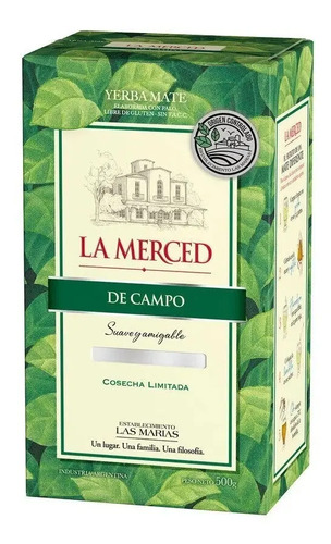 Yerba Mate La Merced Campo X 500 G X 6 Unidades La Merced Tradicional 1