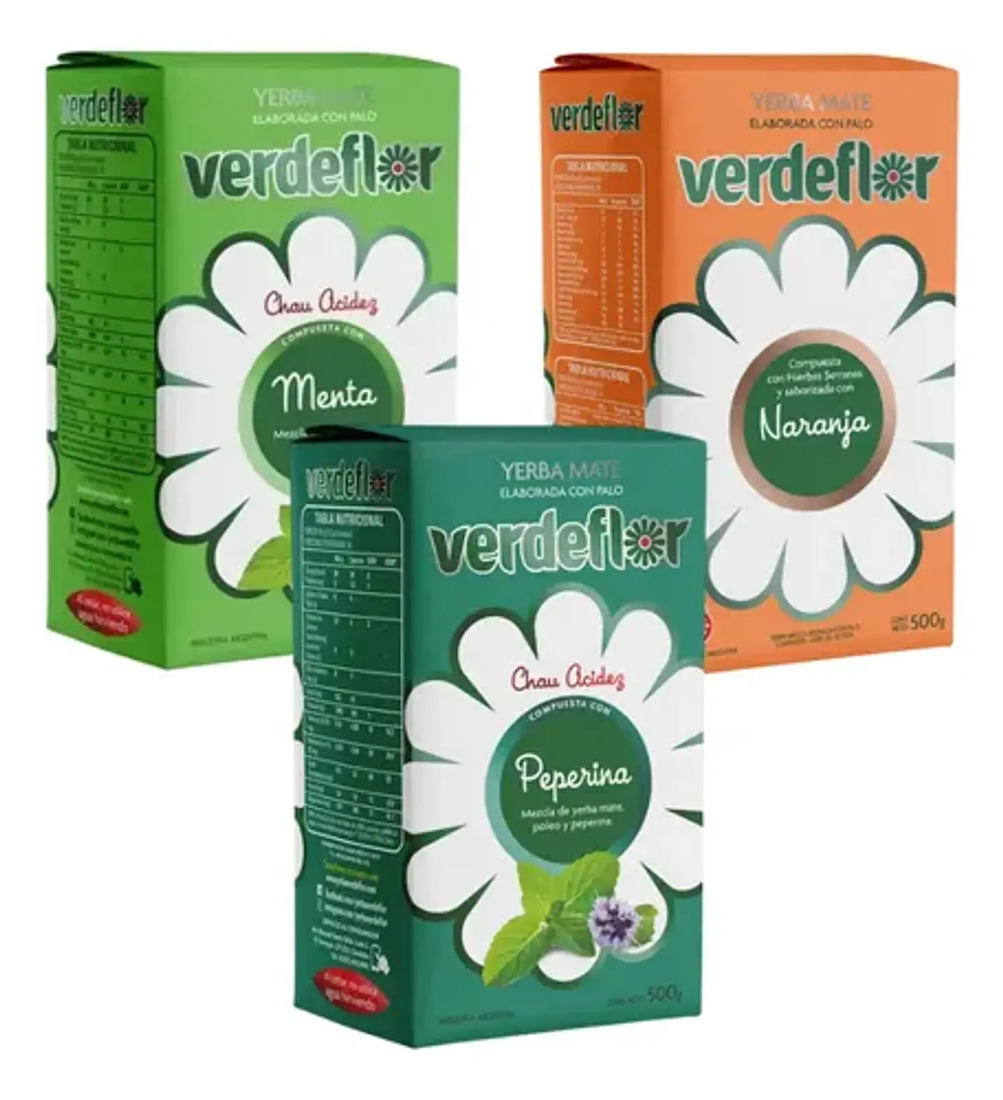 Yerba Mate Verdeflor Menta, Naranja Y Peperina 500g 4