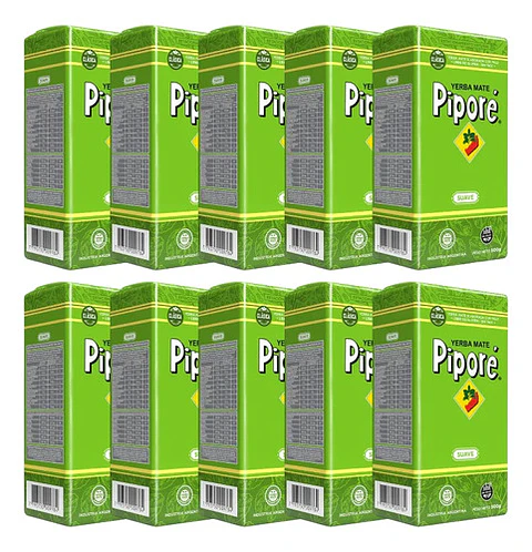 Yerba Mate Piporé Suave Pack 10x500g
