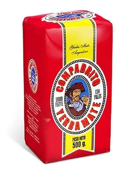 Yerba Mate Argentina Compadrito 500grs Premium Con Palo
