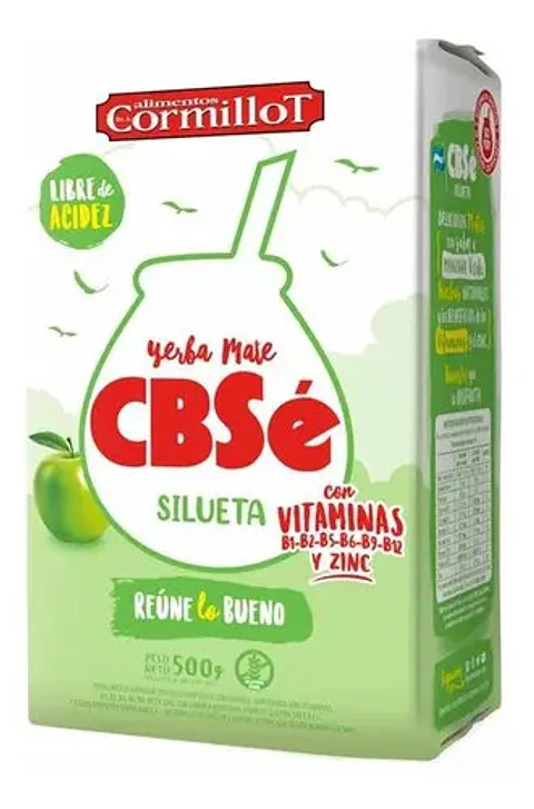 Yerba Cbse Silueta 500 Gramos