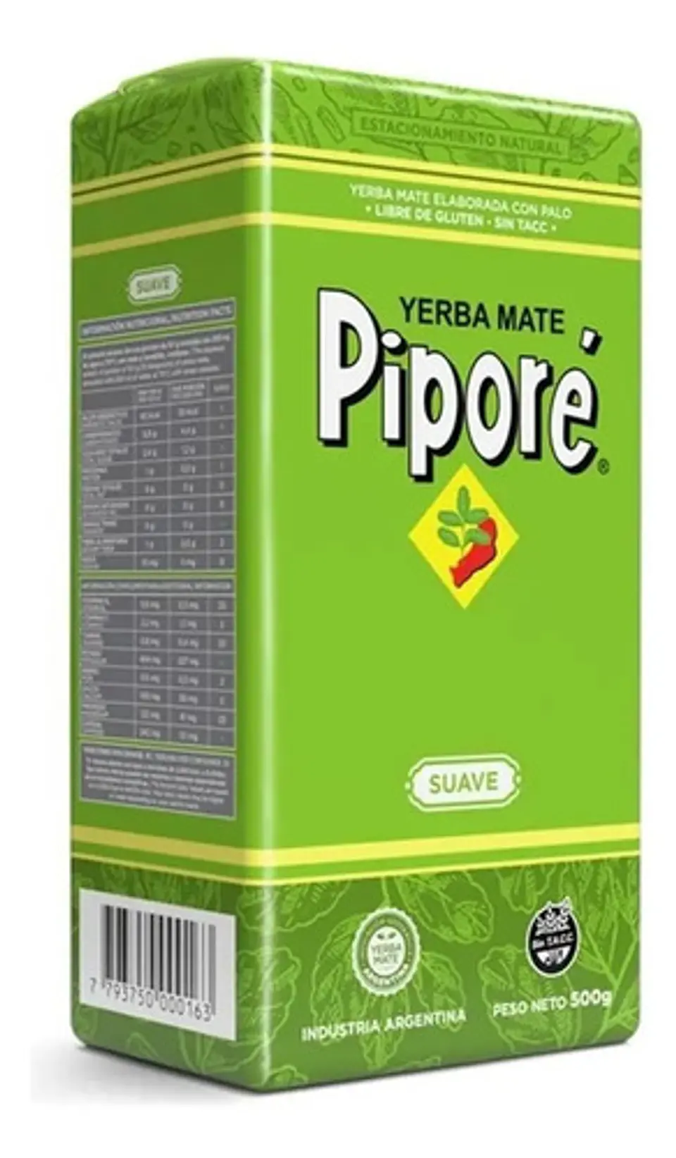Yerba Mate Pipore Suave 500g 1