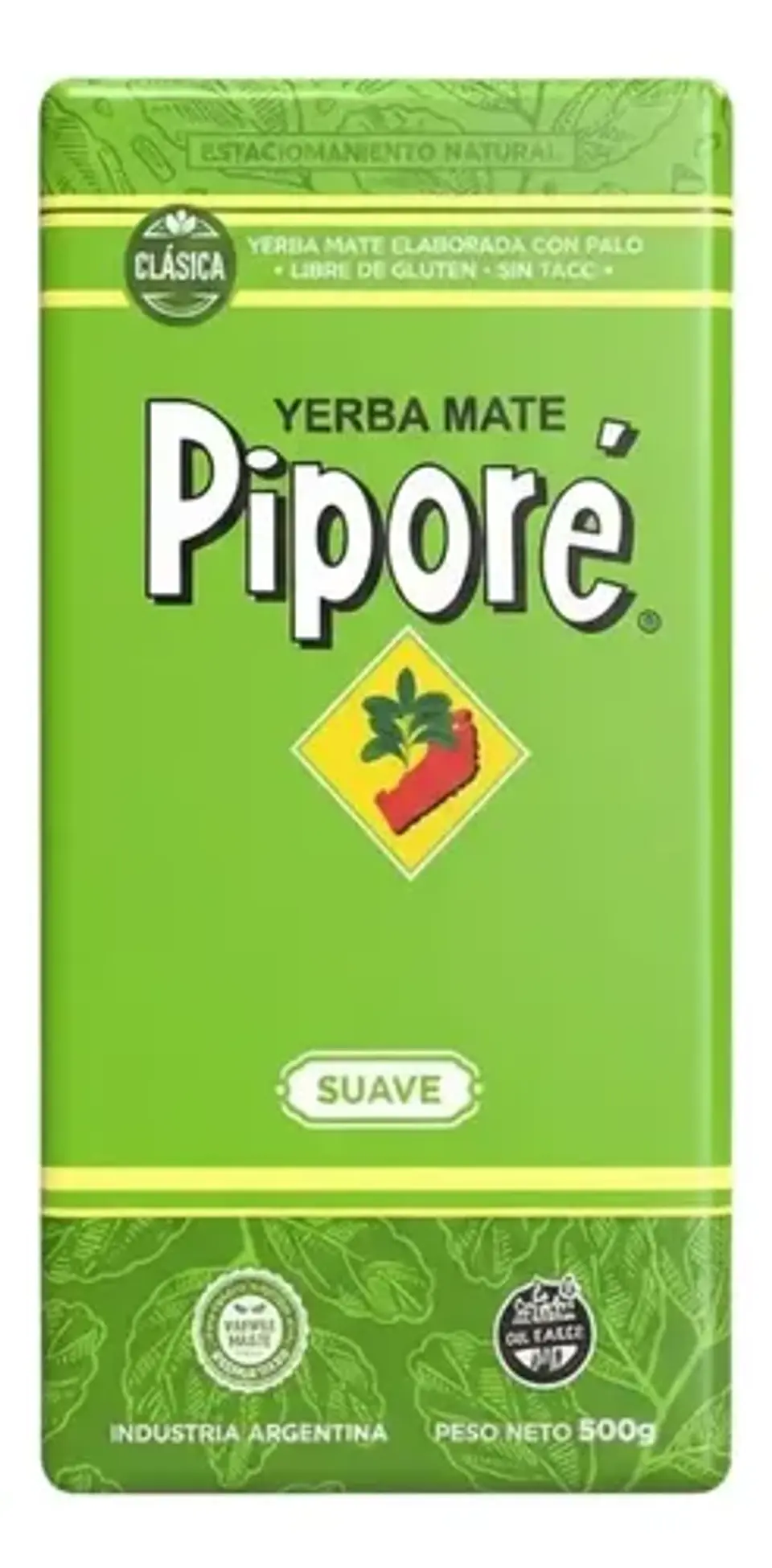 Yerba Mate Pipore Suave 500g 2
