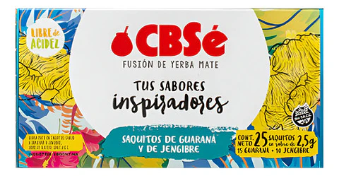 Mate Cocido Cbsé Sabores Inspiradores 25 Bolsitas
