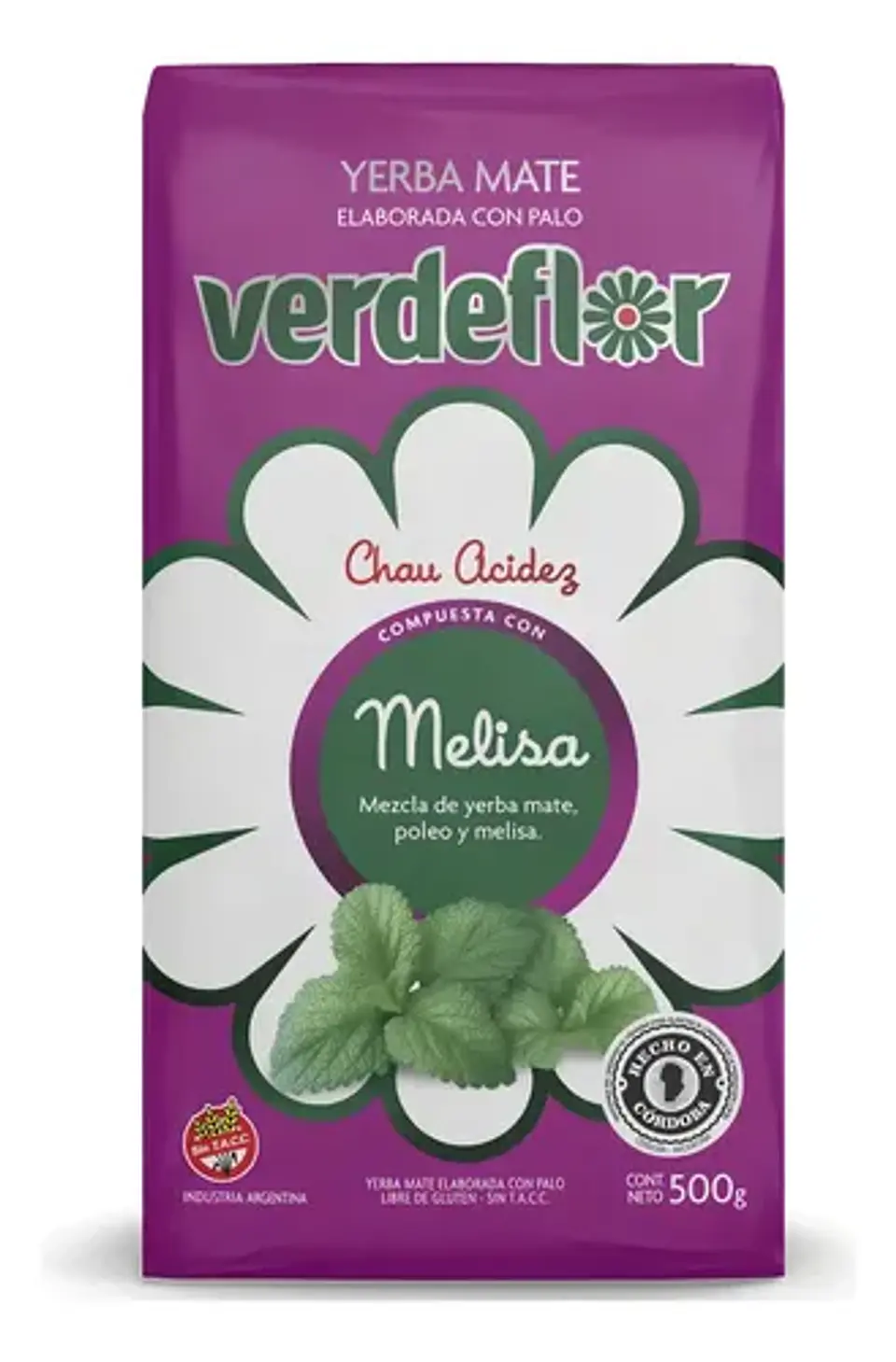 Yerba mate Verdeflor Melisa 500g 1