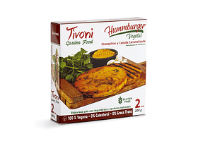 Hamburguesa champiñón y cebolla 2 Unds. 200 grs. Tivoni