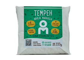 Tempeh de arvejas 333 grs. OM Fermentos