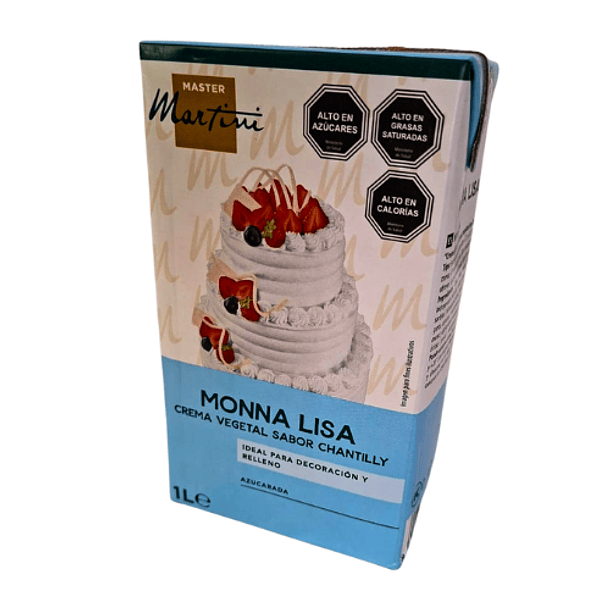 Crema vegetal Monna Lisa 1 Litro Master Martini 3